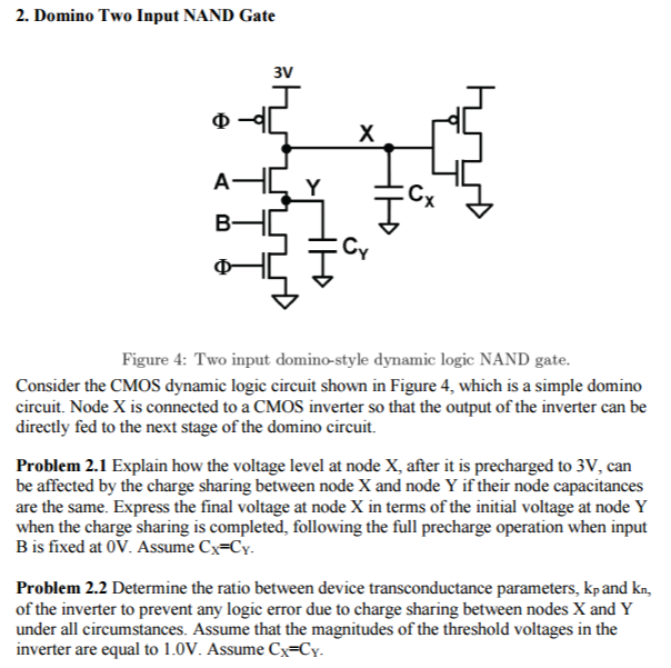 Consider The Cmos Dynamic Logic Circuit Shown In Figure Which Is A