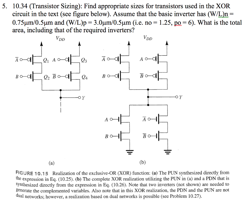 Xor And Xnor Gates Based On Inverter And Pass Transistor