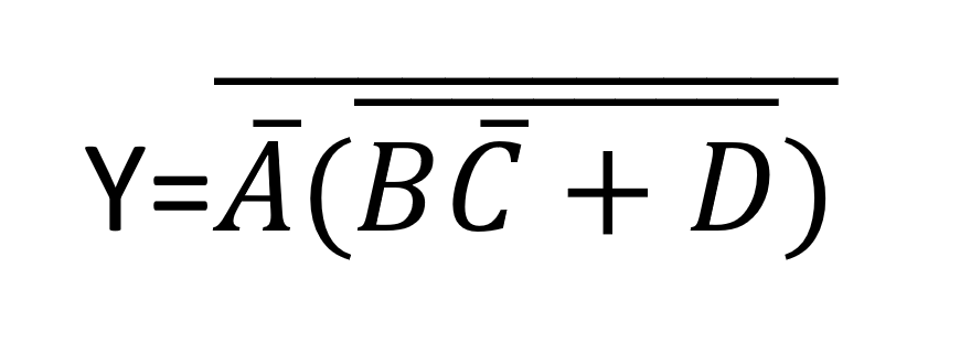 Sketch a transistor-level schematic using static CMOS for the following function. You may assume you have both true and complementary versions of the inputs available (i.e. both A and A