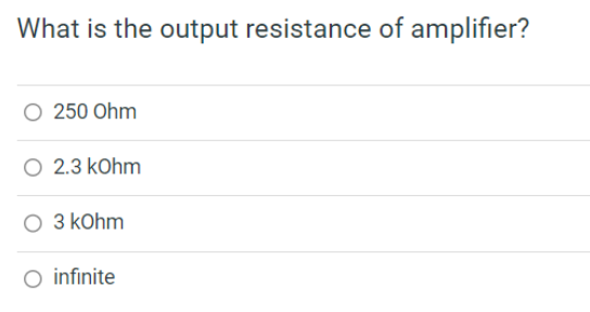 For the common source amplifier below, the n-channel MOSFET is biased in saturation with a quiescent DC drain current, IDQ, equal to 1 mA. What is the DC bias on the gate, VIQ? It the capacitor, C, is assumed to be very large, e.g., infinite, what is the voltage gain Av0=v0/vi? What is the output resistance of amplifier?