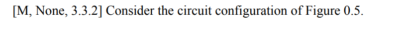 Consider the circuit configuration of Figure 0.5. a. Write down the equations (and only those) which are needed to determine the voltage at node X. Do NOT plug in any values yet. Neglect short channel effects and assume that λp = 0. b. Draw the (approximative) load lines for both MOS transistor and resistor. Mark some of the significant points. c. Determine the required width of the transistor (for L = 0.25 µm) such that X equals 1.5 V. d. We have, so far, assumed that M1 is a long-channel device. Redraw the load lines assuming that M1 is velocity-saturated. Will the voltage at X rise or fall?