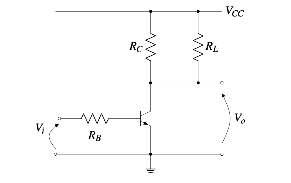 A schematic of a loaded, BJT (3C2BJT1) inverter is shown below, driving a load modelled by the resistor RL. The inverter is driven by a technology where ViHmin = 2.4 V and ViLmax = 1.4 V and power is provided as VCC = 5 V. The resistance values are as follows: RC = 3 kΩ and RB = 16 kΩ and excerpts from the datasheet of the 3 C2 BJT1 are attached. Determine the maximum value of the load resistance, RL, such that the transistor operates at the edge of saturation under worst case conditions. BJT Datasheet Excerpt (3C2BJT1) On Characteristics: